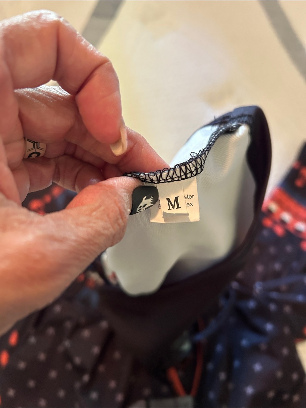 Black Butterfly Print Lounge Pants and bikini top - Picture 3 of 5